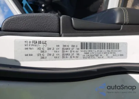 2017 Jeep Grand Cherokee Limited 4X4 z USA, uszkodzony, nr VIN 1C4RJFBG2HC778957